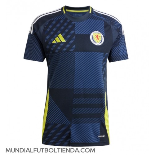 Camiseta Escocia Primera Equipación Replica Eurocopa 2024 mangas cortas